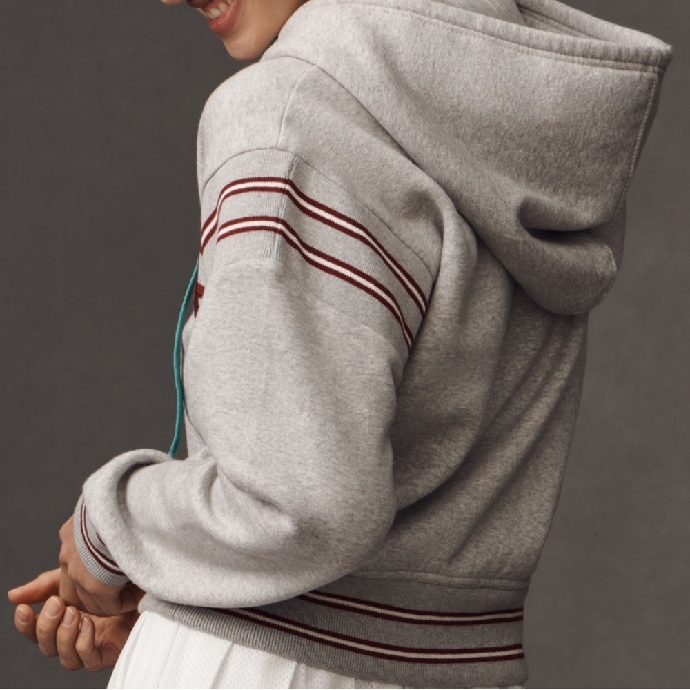 Anthropologie Drawstring Long Sleeve Hoodie Size Medium/Daily Practice - Picture 10 of 12